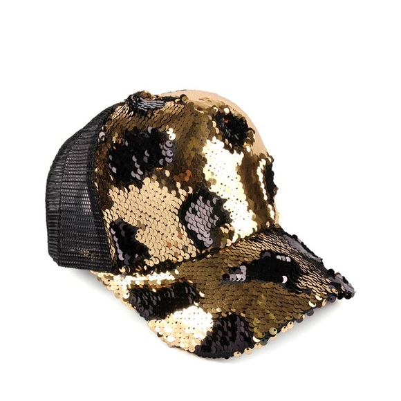 CHICBOMB Accessories - Sequins celebrity  baseball cap